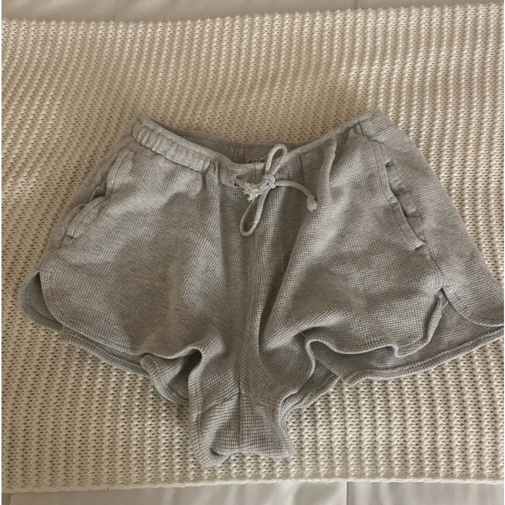 brandy melville waffle knit shorts